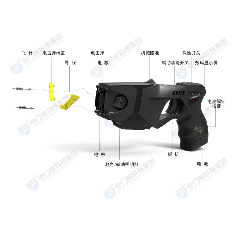 守門(mén)神警用防暴虎鯊電擊槍